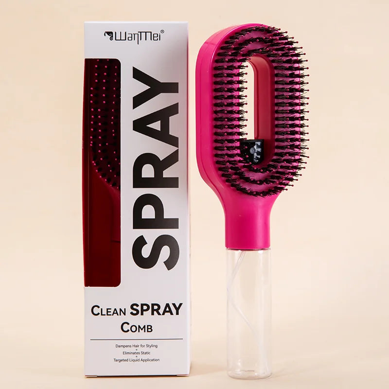 2-in-1 Spray Comb – Massage Brush with Spray Bottle