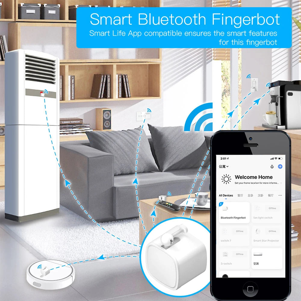 Tuya Bluetooth Finger-Roboter – Smart Home Schalter