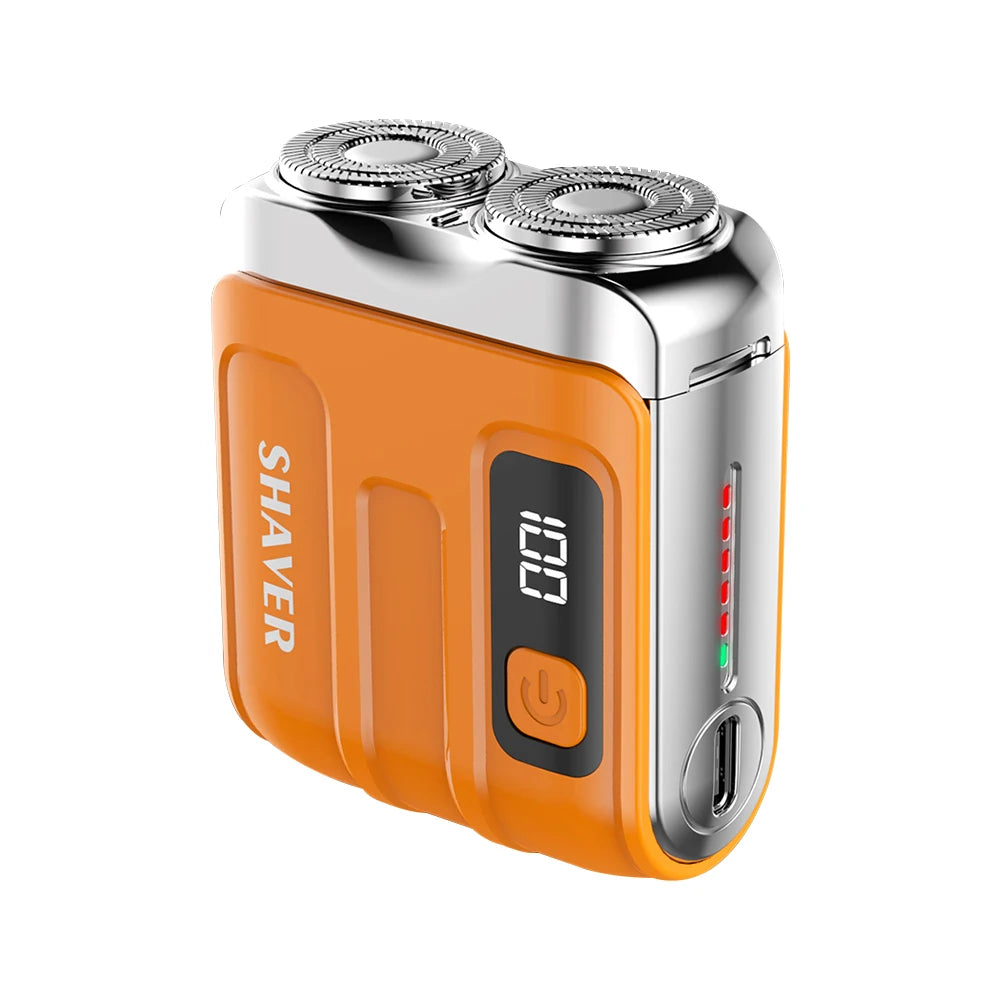 Mini Electric Shaver – Wet & Dry, USB-C, Travel
