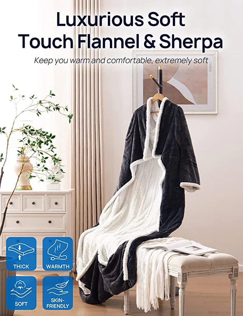 Tragbare Elektrische Heizdecke mit Ärmeln