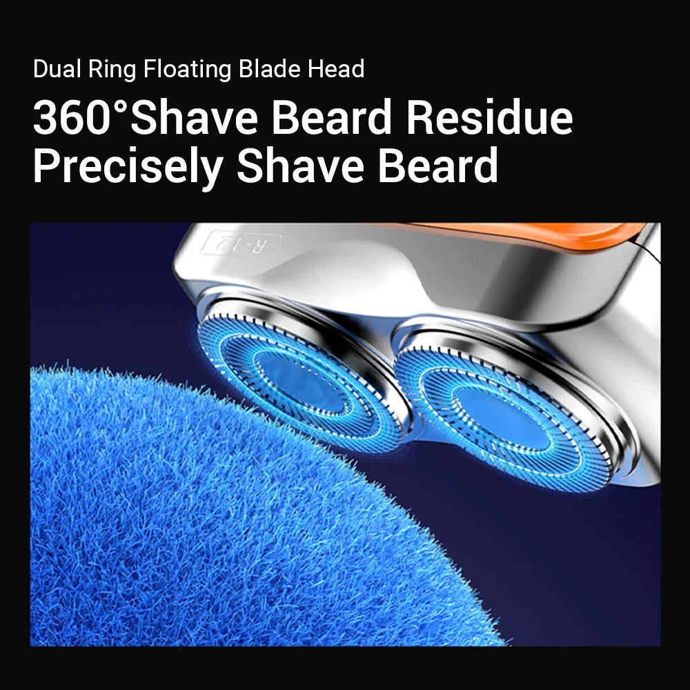 Mini Electric Shaver – Wet & Dry, USB-C, Travel