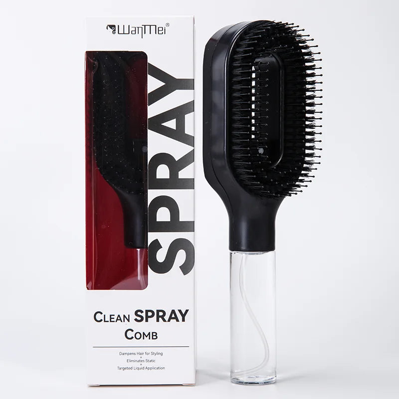 2-in-1 Spray Comb – Massage Brush with Spray Bottle