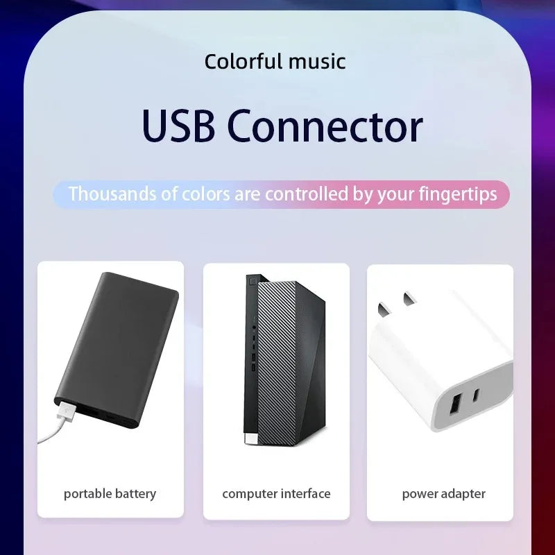 Smart LED Music Lamp - RGB Ambiance with App Control