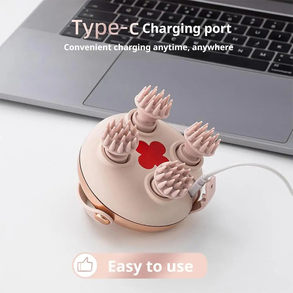 Elektrisches Kopfhautmassagegerät – Entspannung auf Knopfdruck