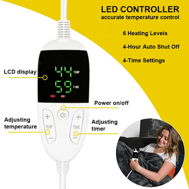 Tragbare Elektrische Heizdecke mit Ärmeln