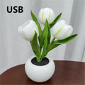 LED Tulpen-Nachtlicht – Steckbar oder mit Batterie