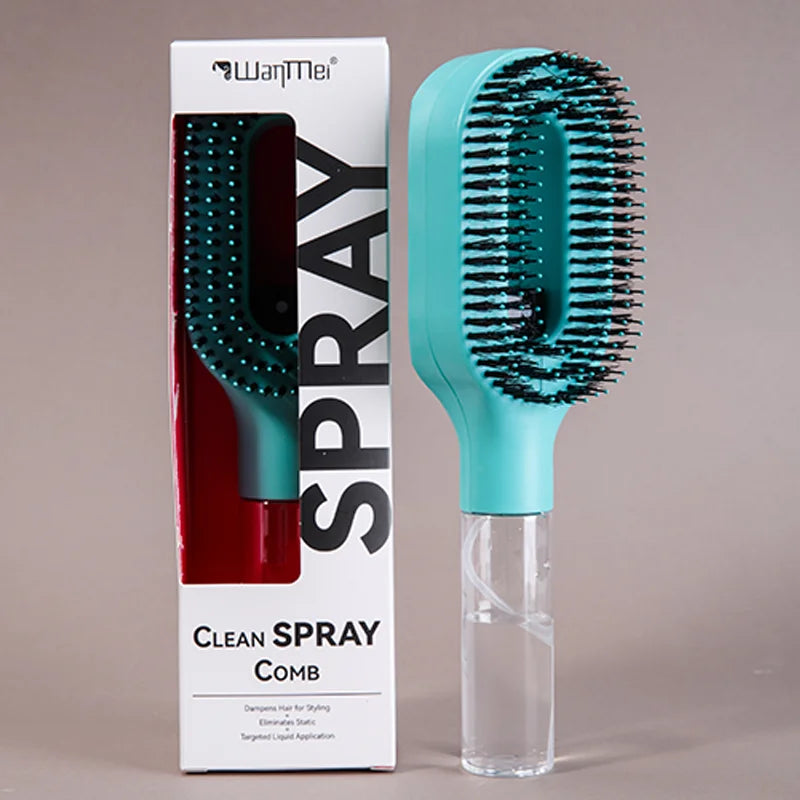 2-in-1 Spray Comb – Massage Brush with Spray Bottle