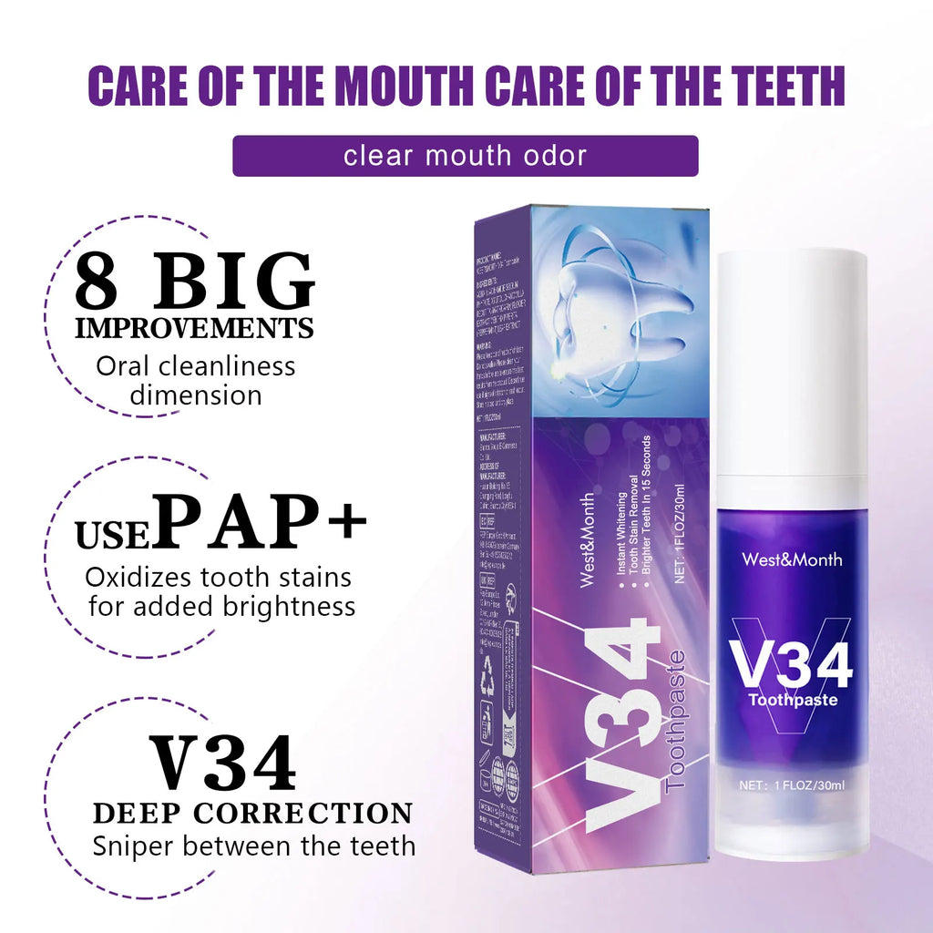 V34 Zahnaufheller-Paste 30ml