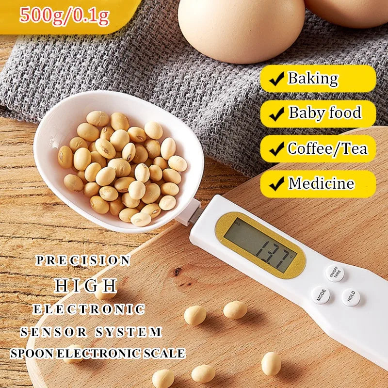 Digitaler Messlöffel mit Präzisionswaage – 0,1 bis 500g