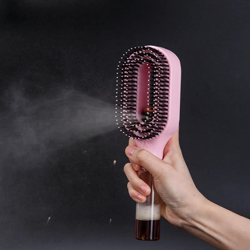 2-in-1 Sprühkamm – Massagebürste mit Sprühflasche
