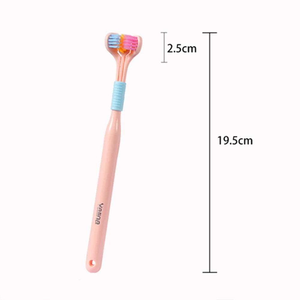 3-Sided Toothbrush – Deep Cleaning for Adults & Children