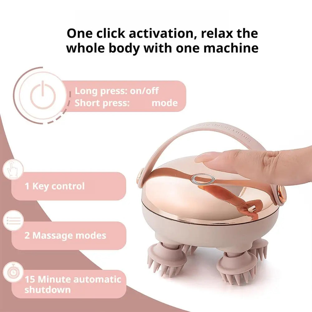 Elektrisches Kopfhautmassagegerät – Entspannung auf Knopfdruck